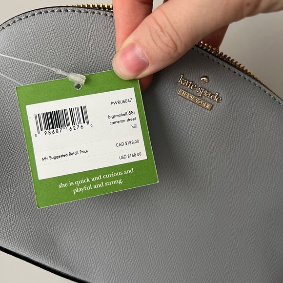 NWT Kate Spade Cameron Street Hilli (light gray) Crossbody Bag